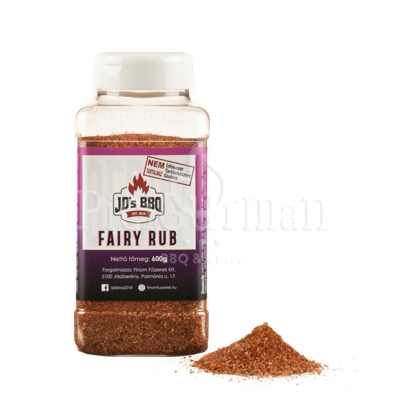 JD's BBQ Hungary Fairy Rub 600g szóródobozban