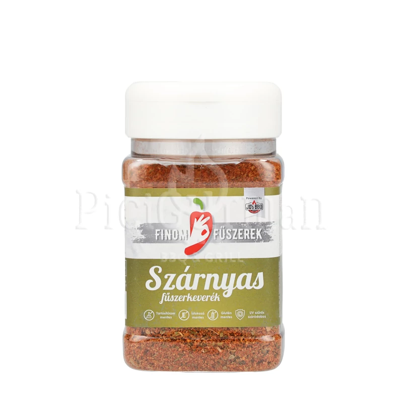 JD's BBQ Hungary Szárnyas fűszerkeverék 200g szóródobozban