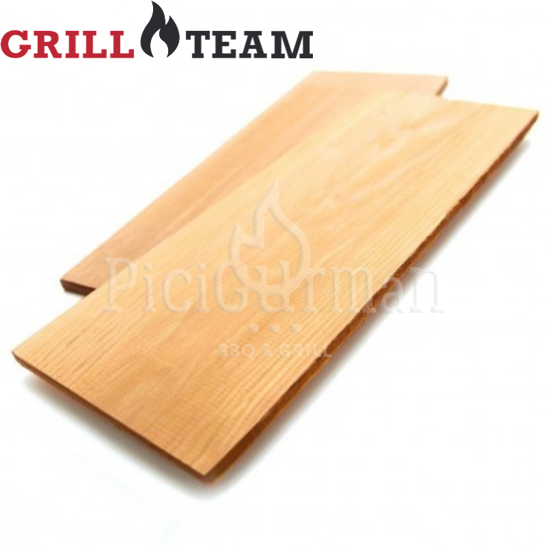 GrillTeam Cedar wood bbq plank 40 cm (set 2)