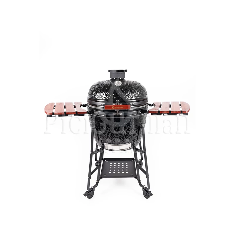 Kamado4u EVO Greater kerámia grill fekete állványos