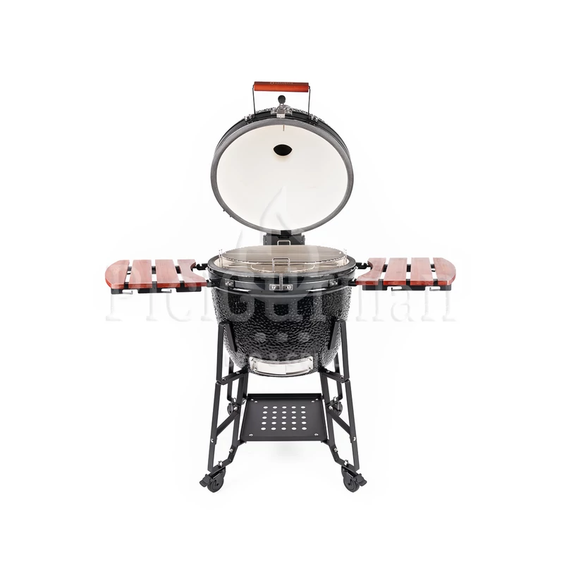 Kamado4u EVO Greater kerámia grill fekete állványos