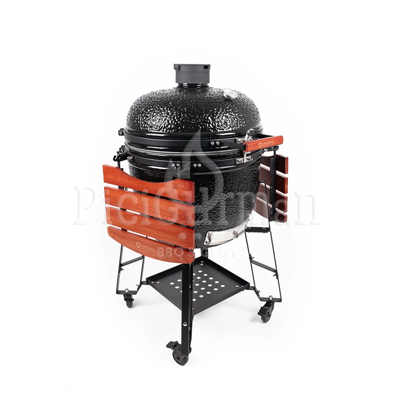 Kamado4u EVO Greater kerámia grill fekete állványos