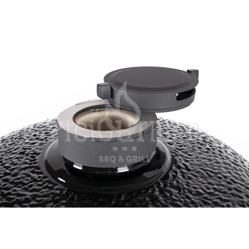 Kamado4u EVO Greater kerámia grill fekete pultba építhető