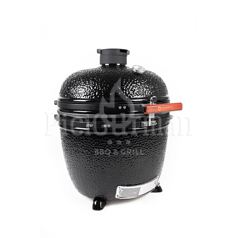Kamado4u EVO Greater kerámia grill fekete pultba építhető