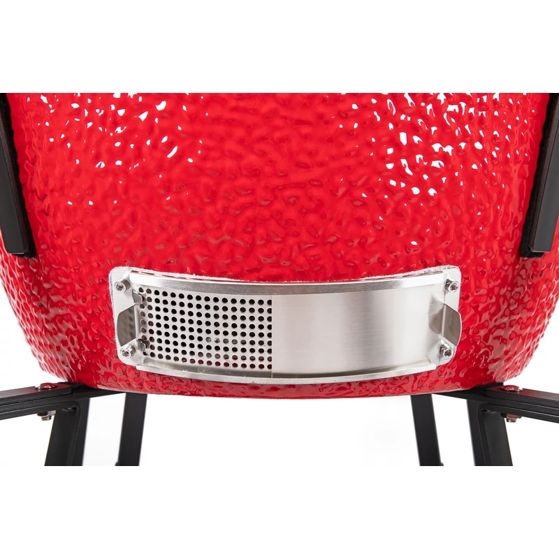Kamado4u EVO Greater kerámia grill piros állványos