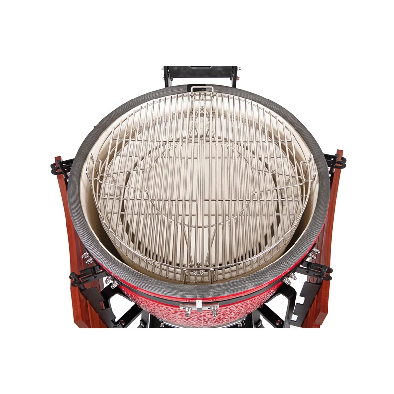 Kamado4u EVO Greater kerámia grill piros állványos