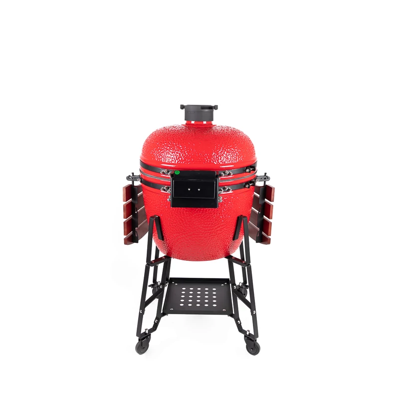 Kamado4u EVO Greater kerámia grill piros állványos