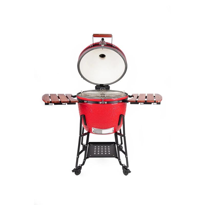 Kamado4u EVO Greater kerámia grill piros állványos