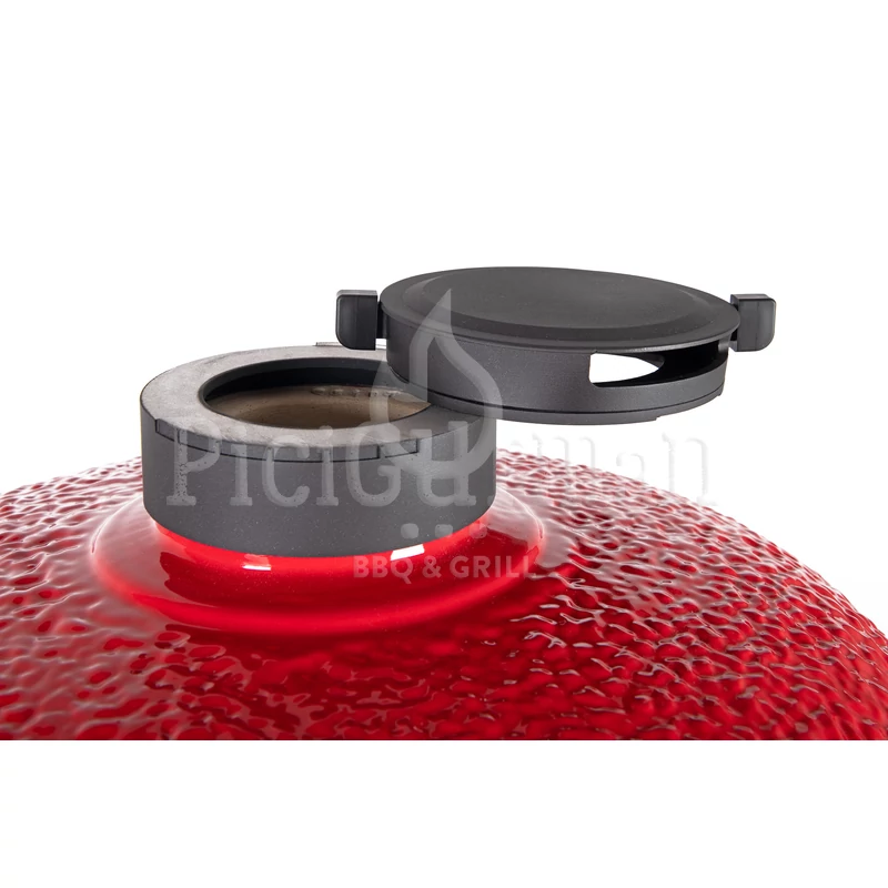 Kamado4u EVO Greater kerámia grill piros állványos