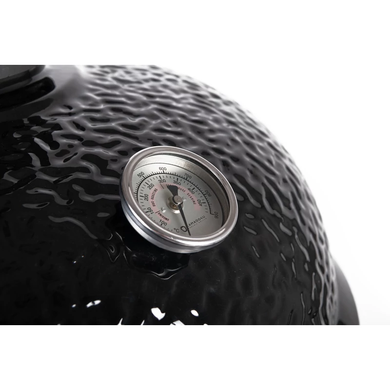 Kamado4u EVO Meater kerámia grill fekete állványos