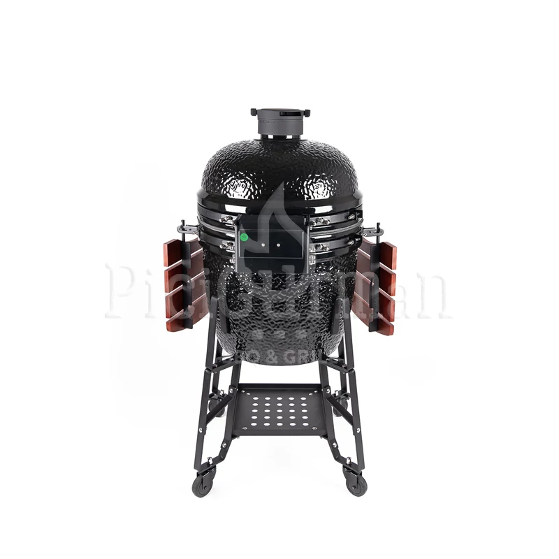 Kamado4u EVO Meater kerámia grill fekete állványos