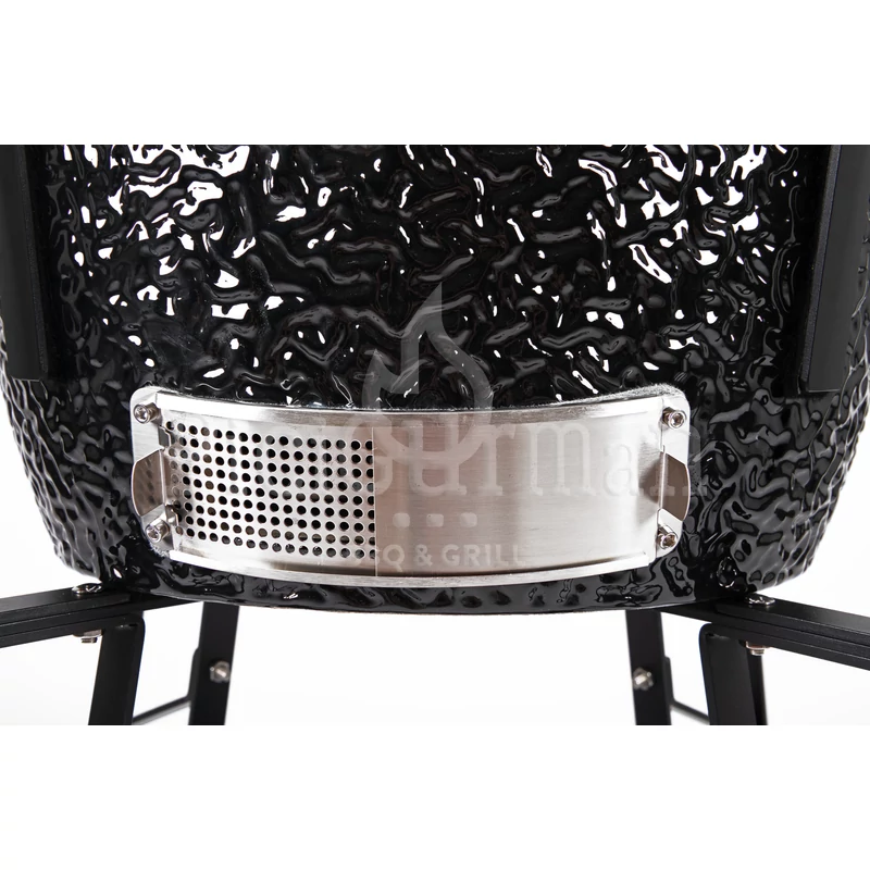 Kamado4u EVO Meater kerámia grill fekete állványos