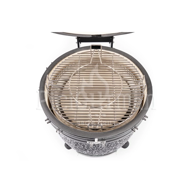 Kamado4u EVO Meater kerámia grill fekete pultba építhető