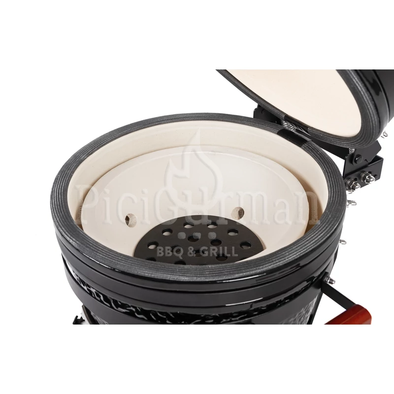 Kamado4u EVO Traveller D34 kerámia grill fekete asztali