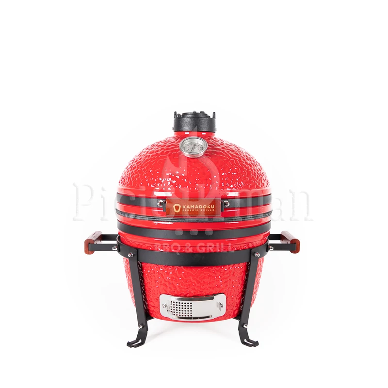 Kamado4u EVO Traveller kerámia grill piros asztali