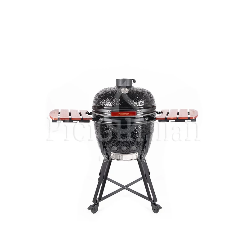 Kamado4u NEO CLASSIC Greater kerámia grill fekete állványos