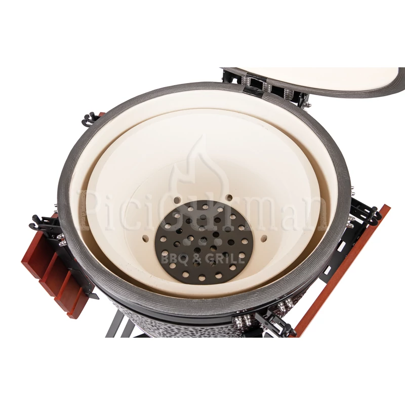 Kamado4u NEO CLASSIC Greater kerámia grill fekete állványos