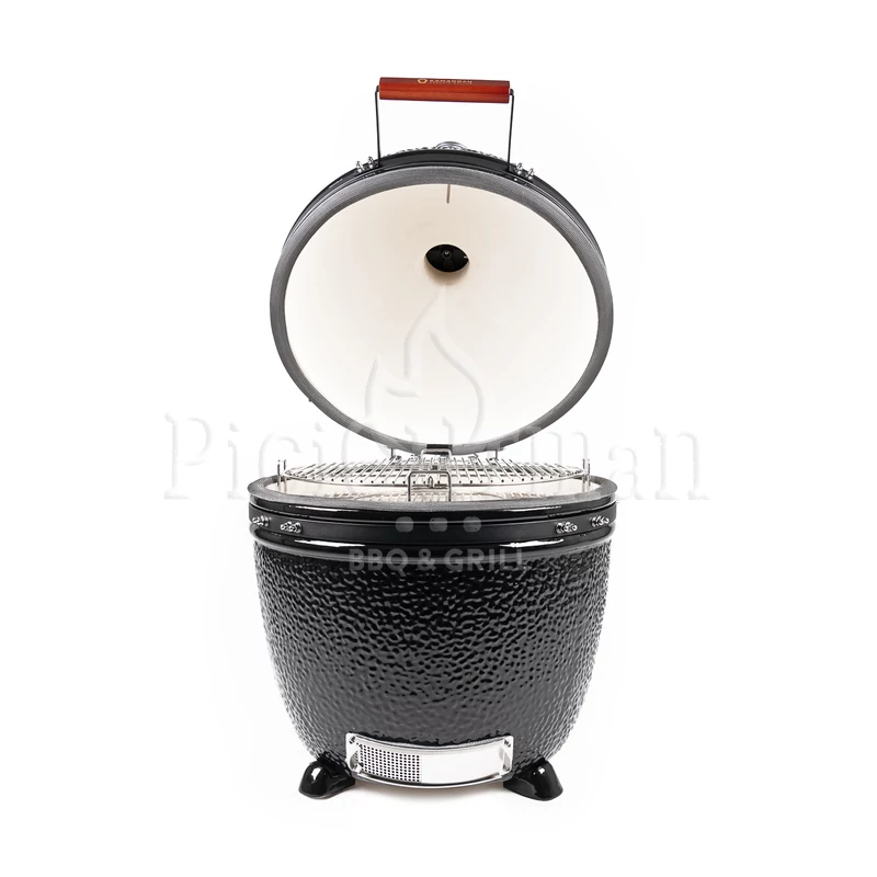 Kamado4u NEO CLASSIC Greater kerámia grill fekete pultba építhető