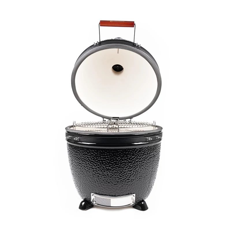 Kamado4u NEO CLASSIC Greater kerámia grill fekete pultba építhető