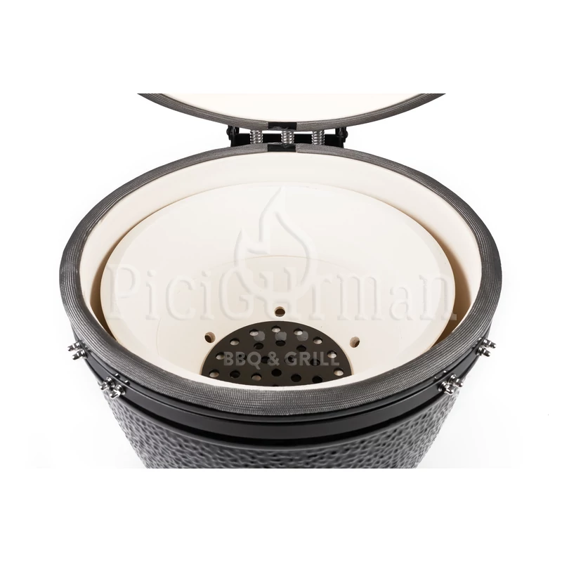 Kamado4u NEO CLASSIC Greater kerámia grill fekete pultba építhető