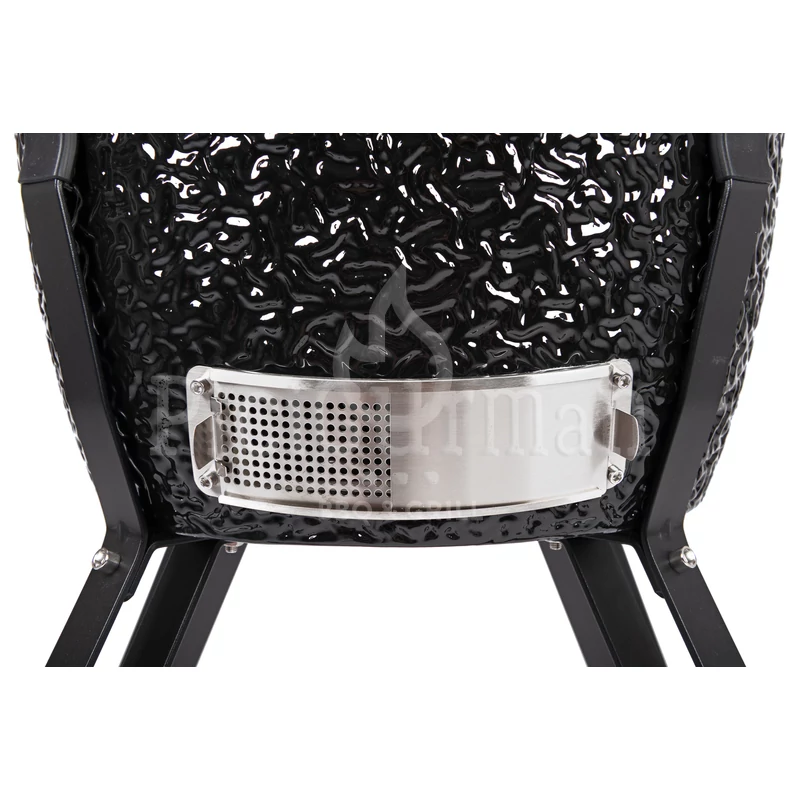 Kamado4u NEO CLASSIC Meater kerámia grill fekete állványos