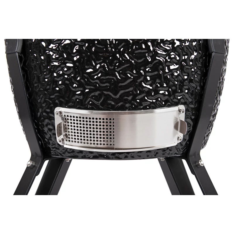 Kamado4u NEO CLASSIC Meater kerámia grill fekete állványos