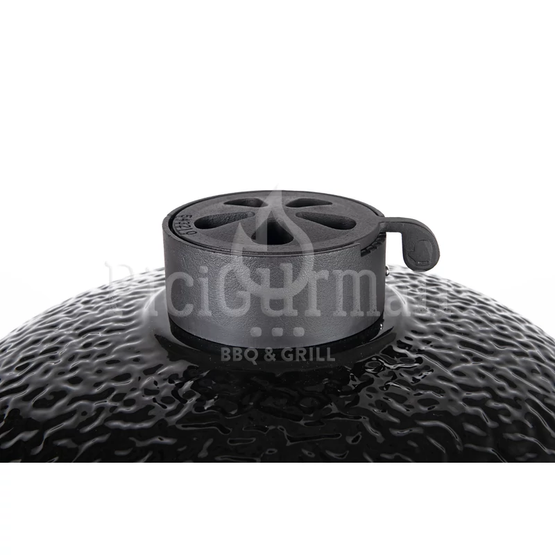 Kamado4u NEO CLASSIC Meater kerámia grill fekete állványos