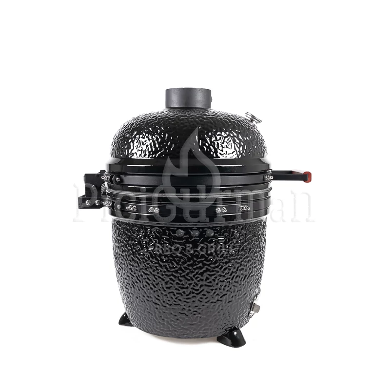 Kamado4u NEO CLASSIC Meater kerámia grill fekete pultba építhető