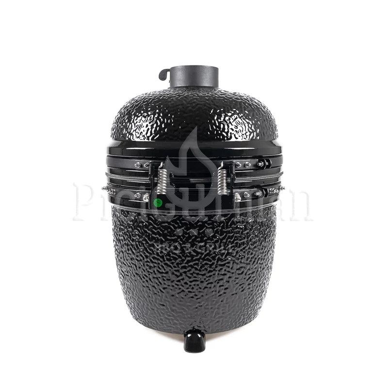 Kamado4u NEO CLASSIC Meater kerámia grill fekete pultba építhető