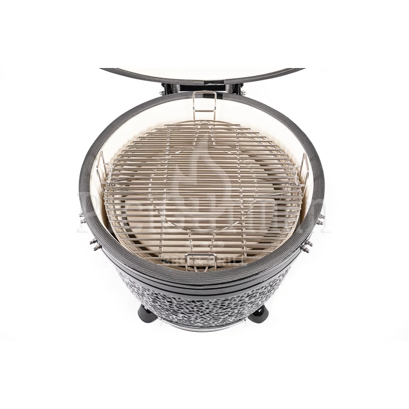 Kamado4u NEO CLASSIC Meater kerámia grill fekete pultba építhető