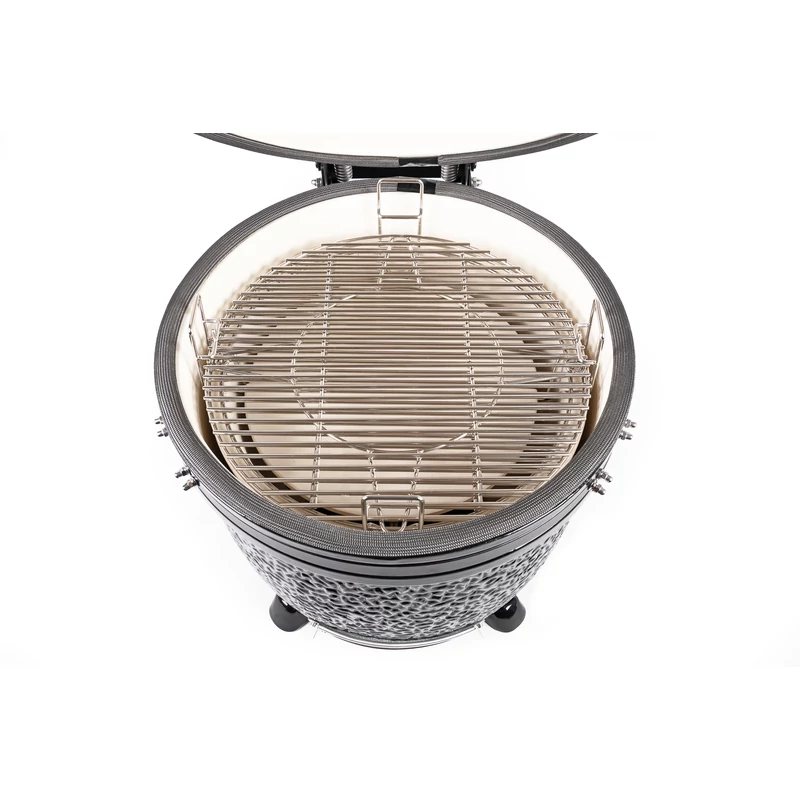Kamado4u NEO CLASSIC Meater kerámia grill fekete pultba építhető