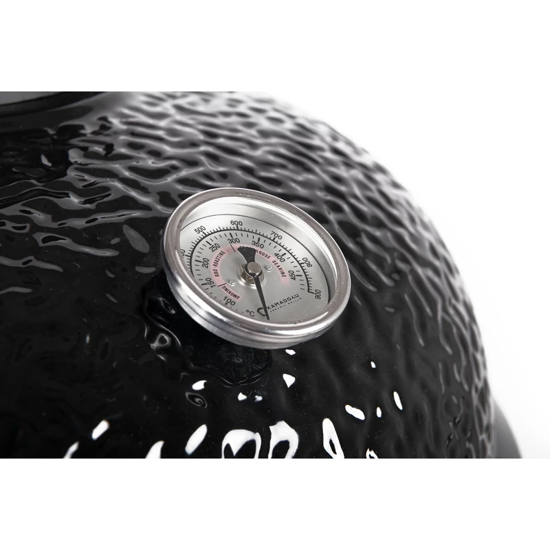 Kamado4u NEO CLASSIC Meater kerámia grill fekete pultba építhető
