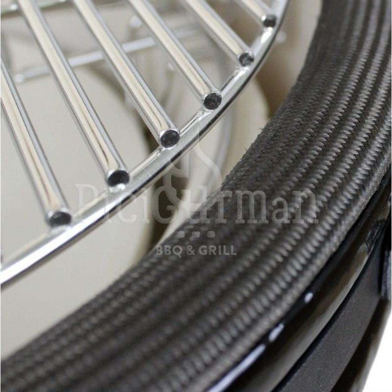Kamado4u Meater D47 kerámia grill fekete pultba építhető Classic Modell