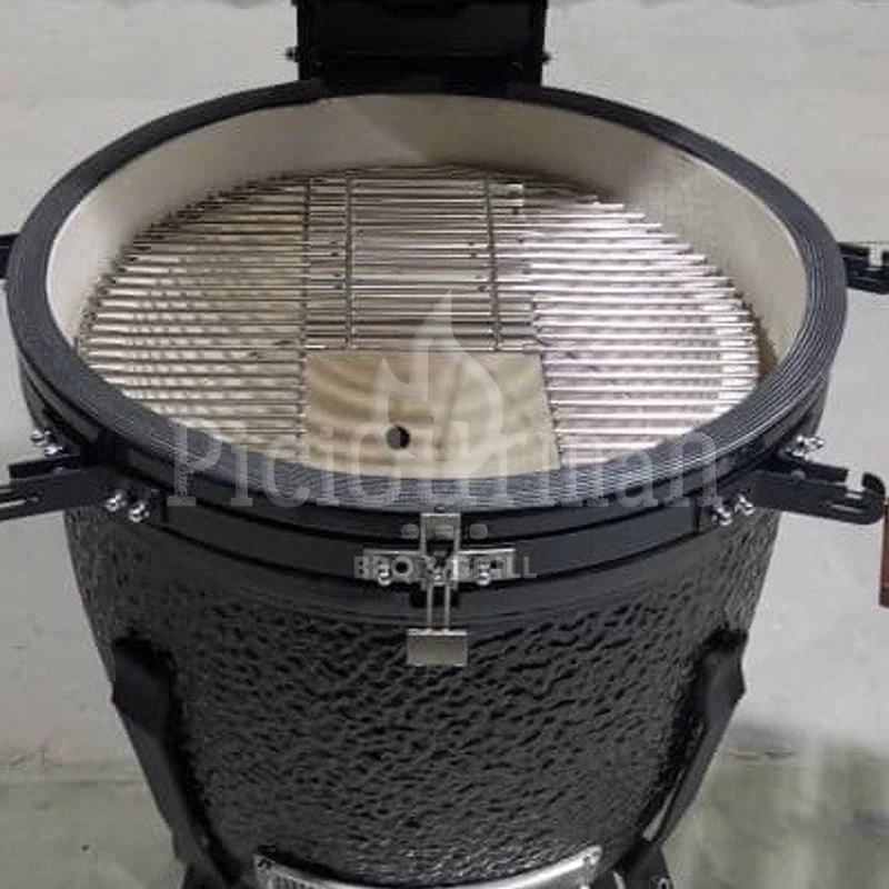 Kamado4u Meater D47 kerámia grill fekete pultba építhető Classic Modell