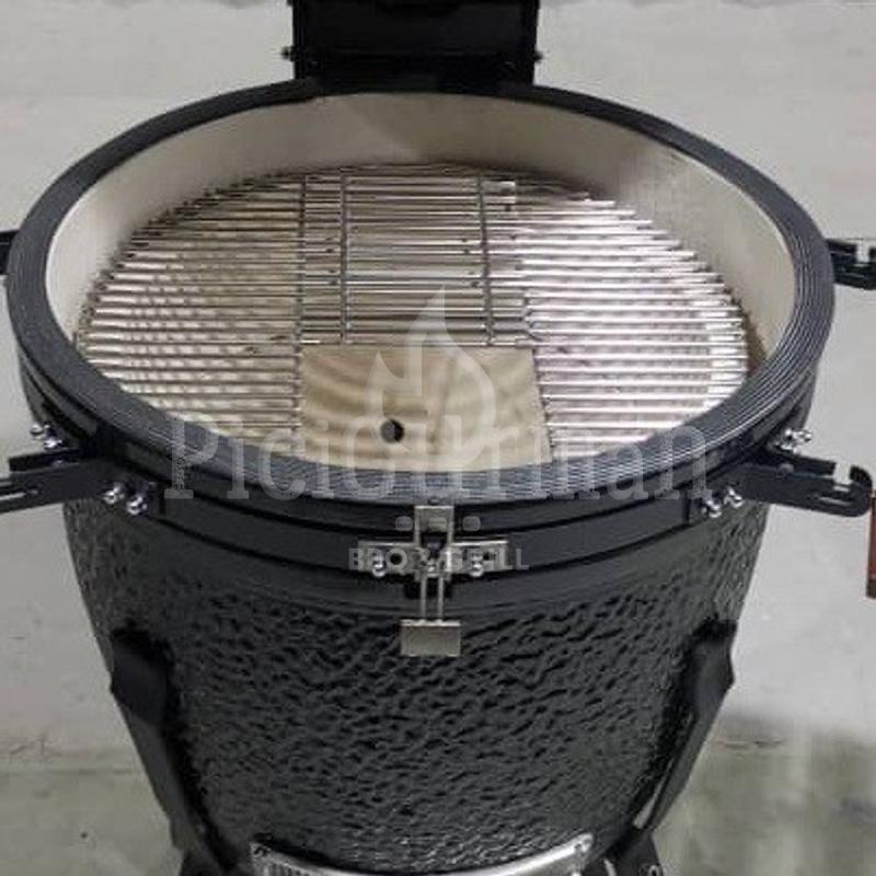 Kamado4u Meater D47 kerámia grill fekete pultba építhető Classic Modell