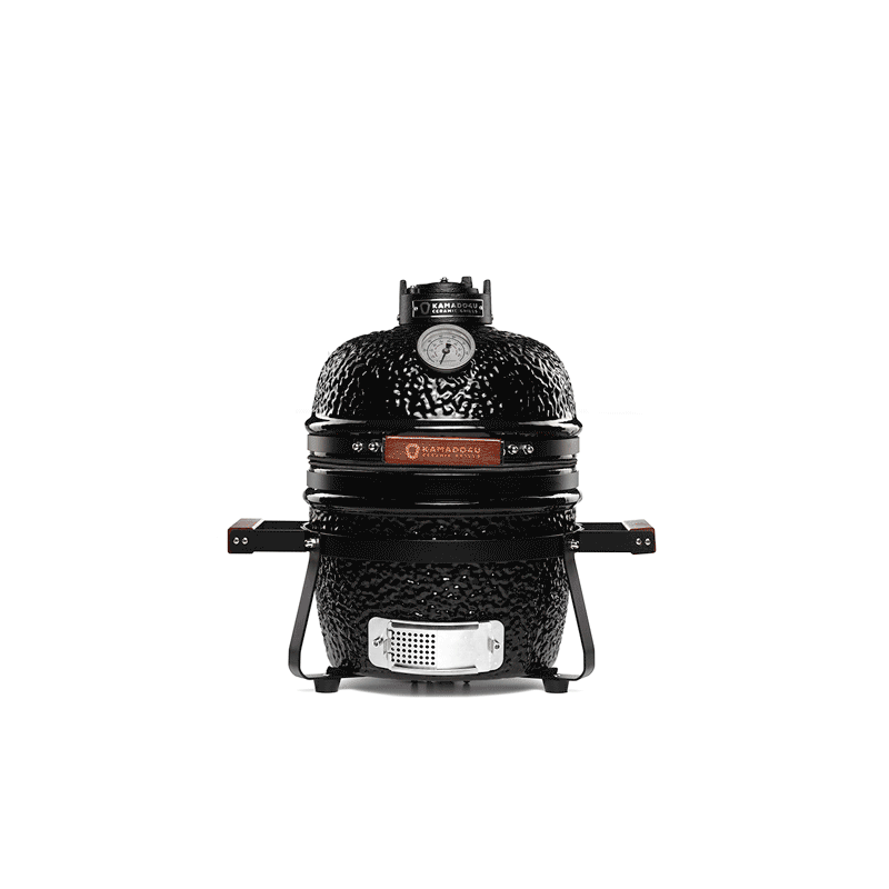 Kamado4u Mini D27 kerámia grill fekete asztali kivitel Classic Modell