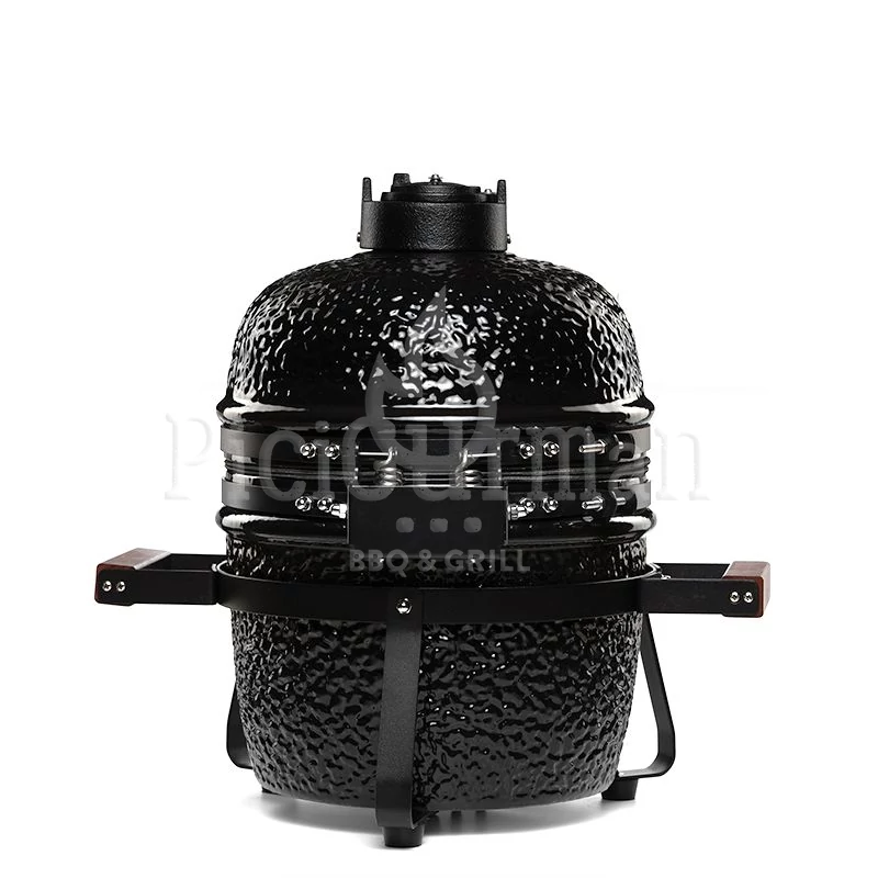 Kamado4u Mini D27 kerámia grill fekete asztali kivitel Classic Modell
