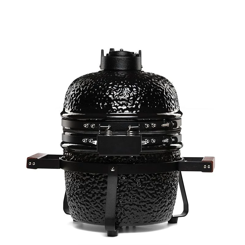 Kamado4u Mini D27 kerámia grill fekete asztali kivitel Classic Modell