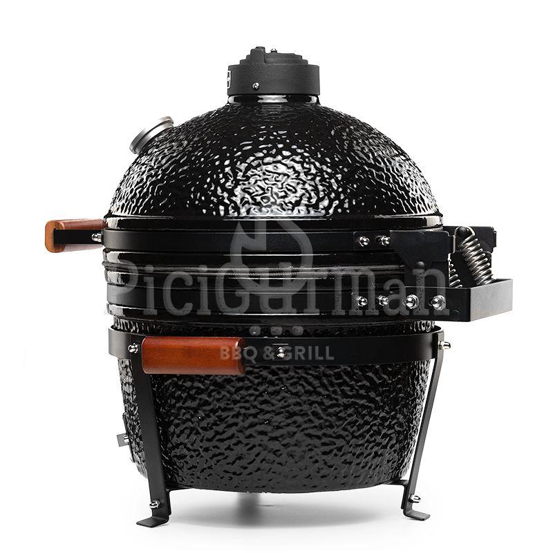 Kamado4u Traveller D32 kerámia grill fekete asztali kivitel Classic Modell