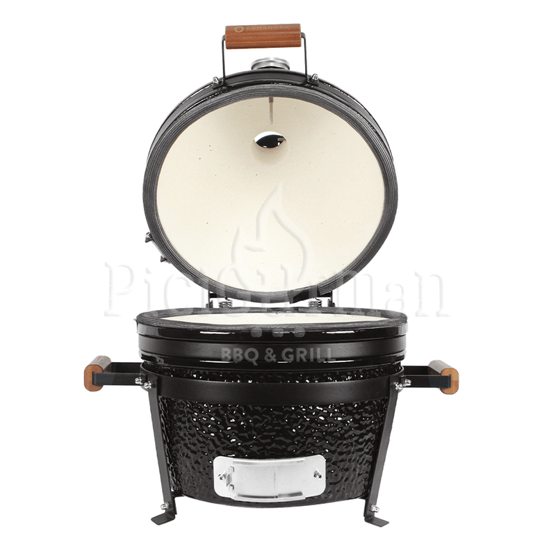 Kamado4u Traveller D32 kerámia grill fekete asztali kivitel Classic Modell