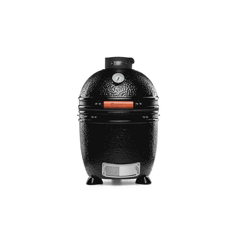 Kamado4u Family D38 kerámia grill fekete pultba építhető Classic Modell