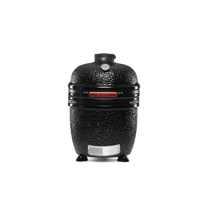 Kamado4u Meater D47 kerámia grill fekete pultba építhető Classic Modell