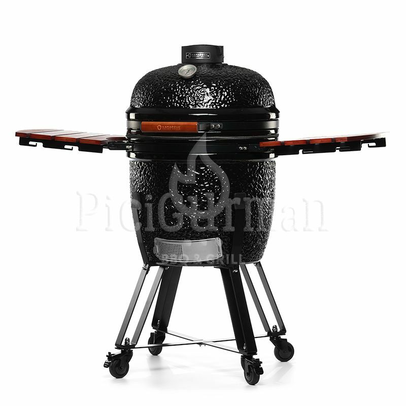 Kamado4u Meater D47 kerámia grill fekete állványos kivitel Classic Modell