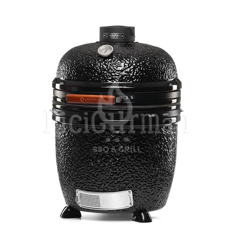 Kamado4u Meater D47 kerámia grill fekete pultba építhető Classic Modell