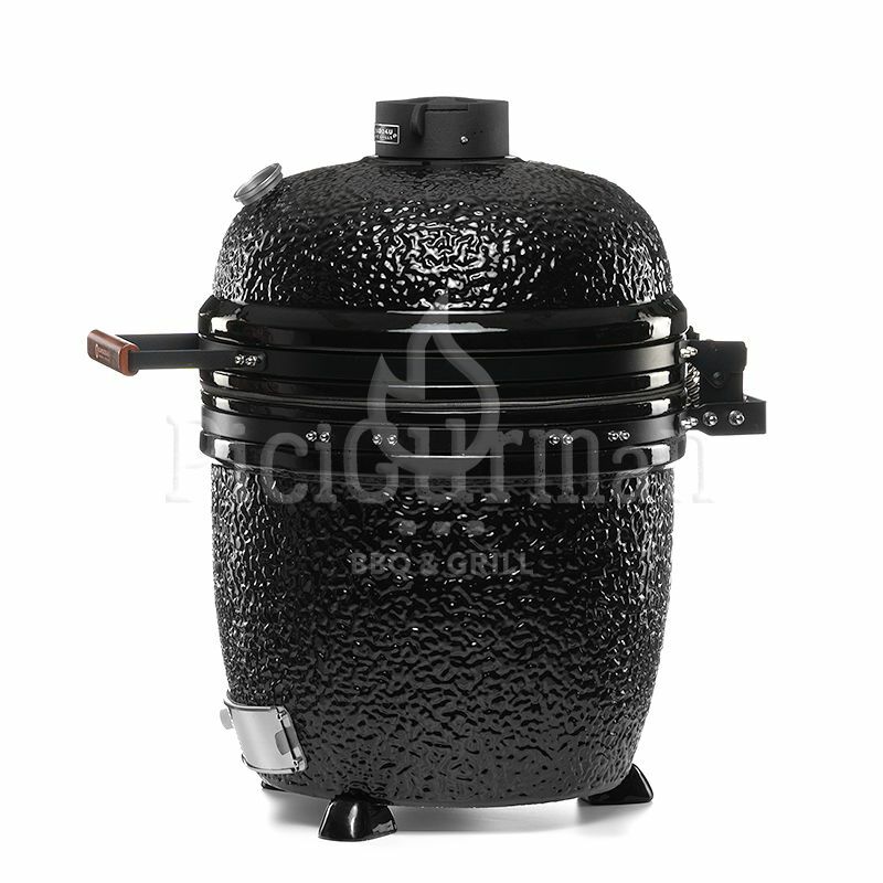 Kamado4u Meater D47 kerámia grill fekete pultba építhető Classic Modell