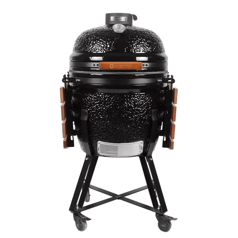 Kamado4u Meater D47 kerámia grill fekete állványos kivitel Classic Modell