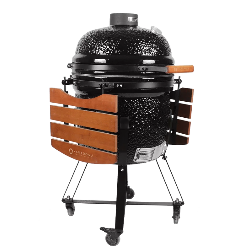 Kamado4u Meater D47 kerámia grill fekete állványos kivitel Classic Modell
