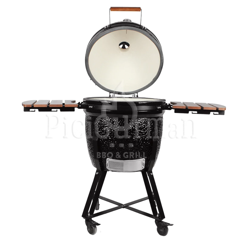 Kamado4u Meater D47 kerámia grill fekete állványos kivitel Classic Modell