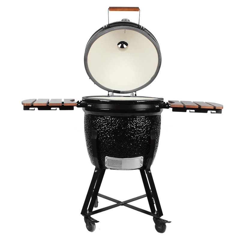 Kamado4u Meater D47 kerámia grill fekete állványos kivitel Classic Modell