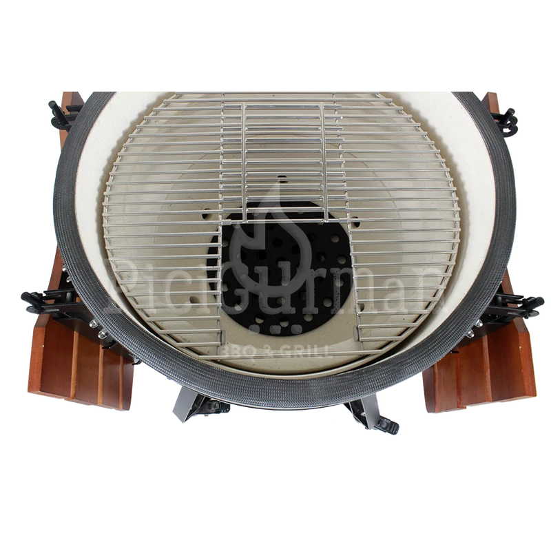 Kamado4u Meater D47 kerámia grill fekete állványos kivitel Classic Modell